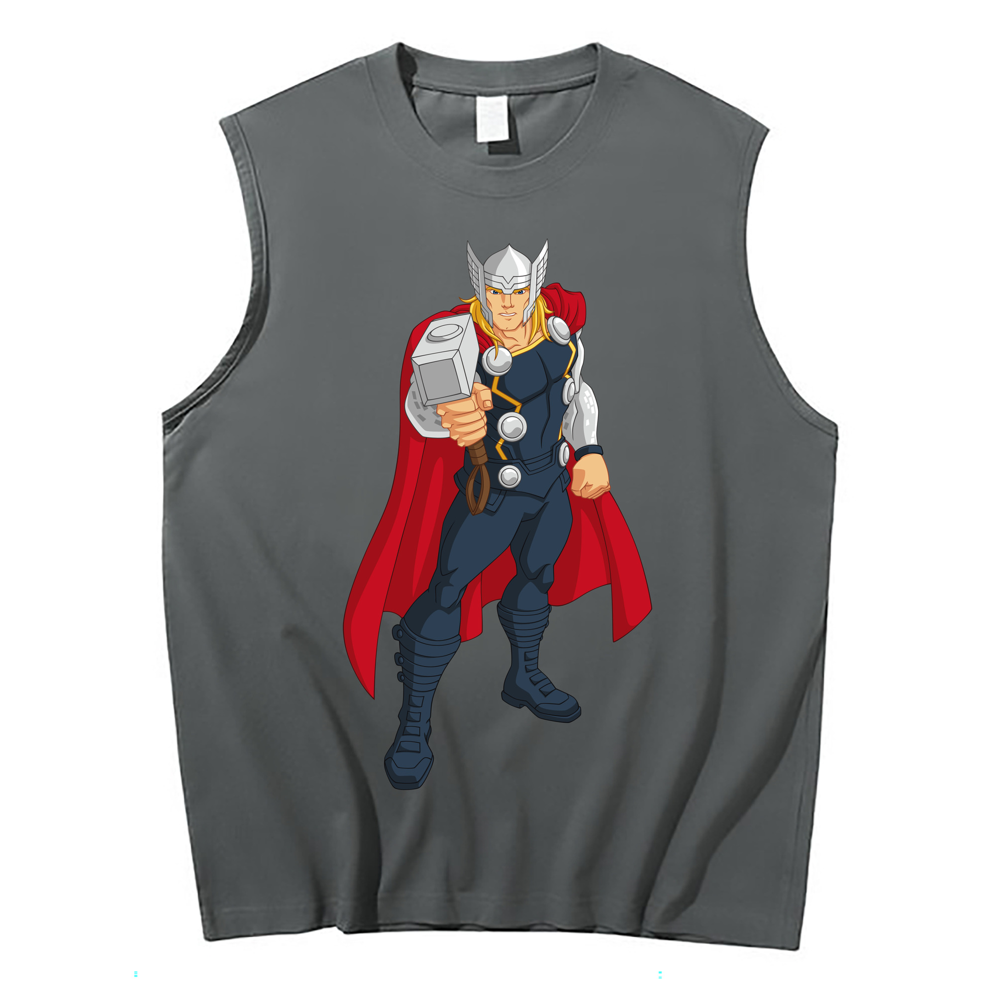 （画像用） アベンジャーズ The Avengers コットン100％タンクトップ（フロントプリント）